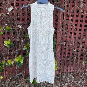 Off white lace dress size small